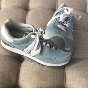 Light blue and white new balance